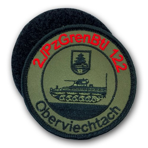 Klett Aufnäher gestickt OSTDEUTSCHLAND Thüringen mit Patch Rückseite  Gegenstück